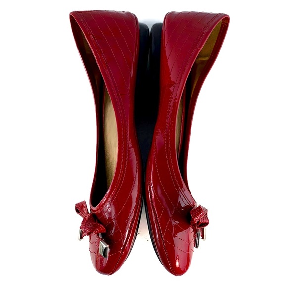 Michelle D Ballet Flats Patent Leather Slip On - Picture 5 of 10